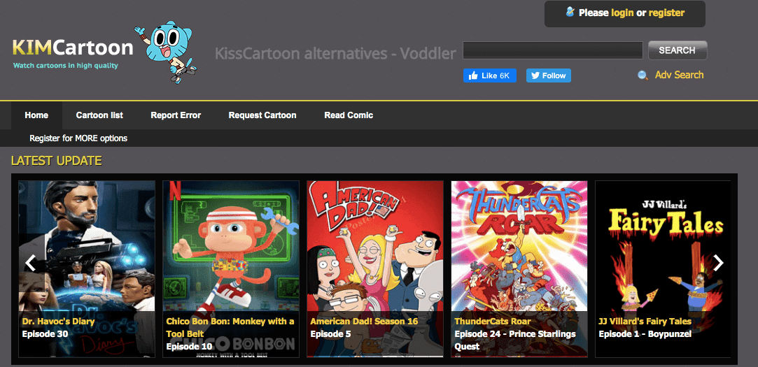 Kisscartoon alternatives