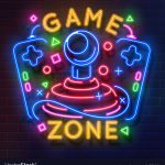 gaming room neon signs