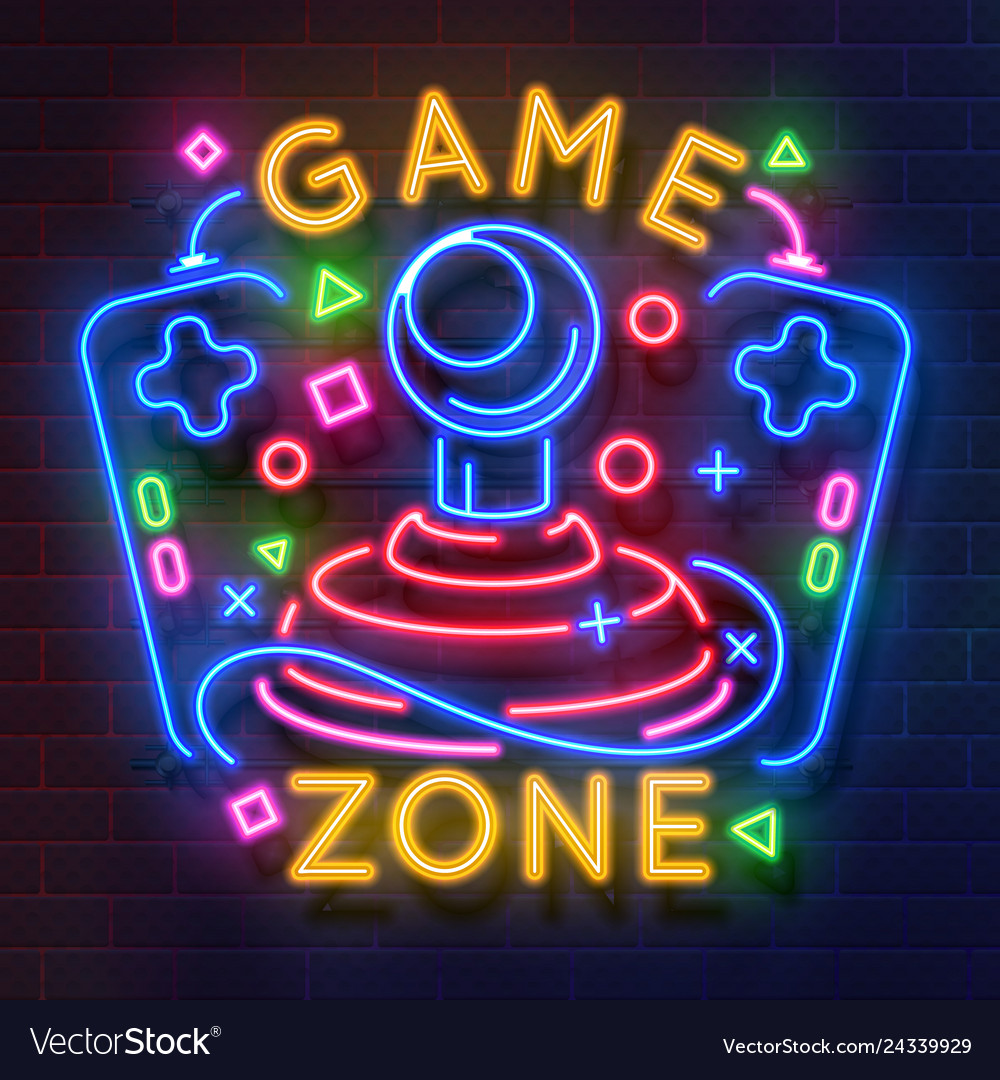 gaming room neon signs